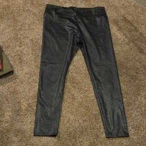 Wild Fable Black Faux Leather Pants